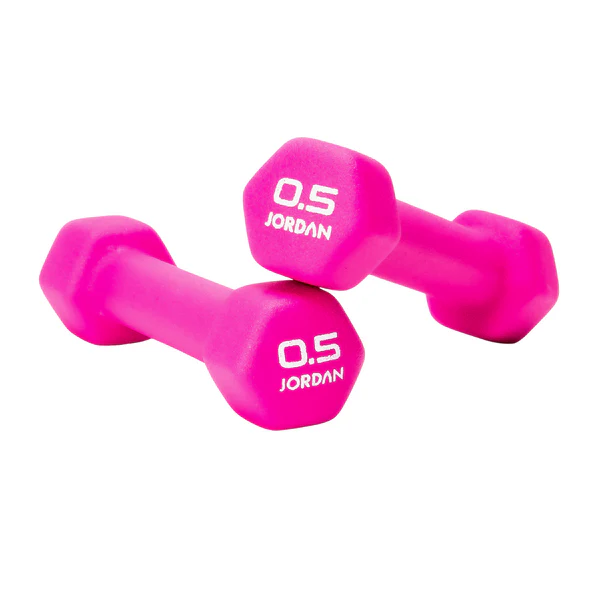 JORDAN Neoprene Studio Hex Dumbbells - GymSphere