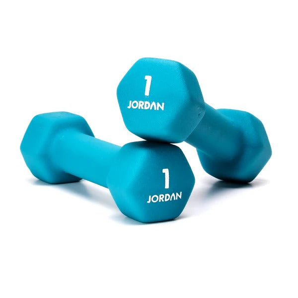JORDAN Neoprene Studio Hex Dumbbells - GymSphere