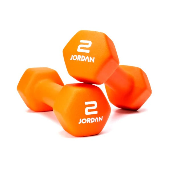 JORDAN Neoprene Studio Hex Dumbbells - GymSphere