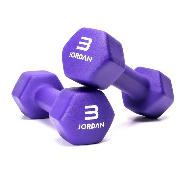 JORDAN Neoprene Studio Hex Dumbbells - GymSphere