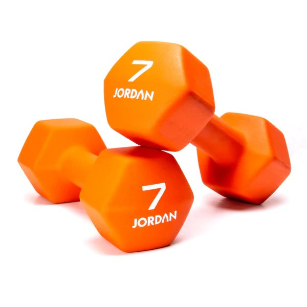 JORDAN Neoprene Studio Hex Dumbbells - GymSphere