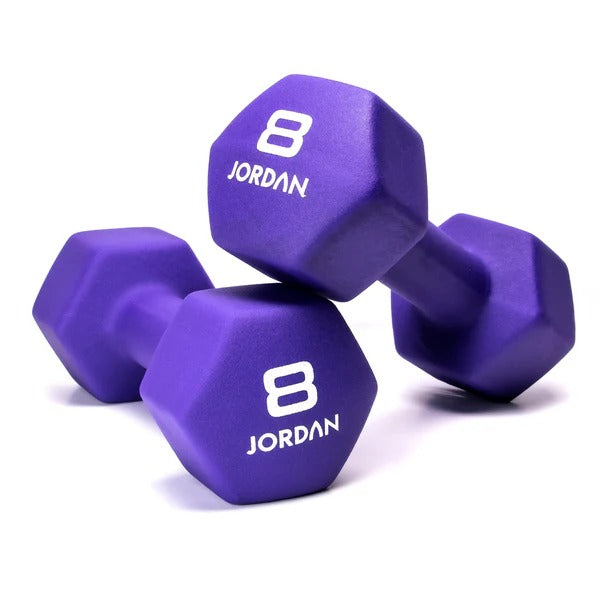 JORDAN Neoprene Studio Hex Dumbbells - GymSphere