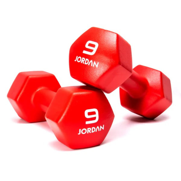 JORDAN Neoprene Studio Hex Dumbbells - GymSphere