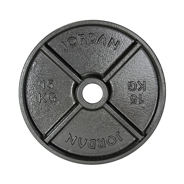 JORDAN® Deep Dish Olympic Weight Plates - GymSphere