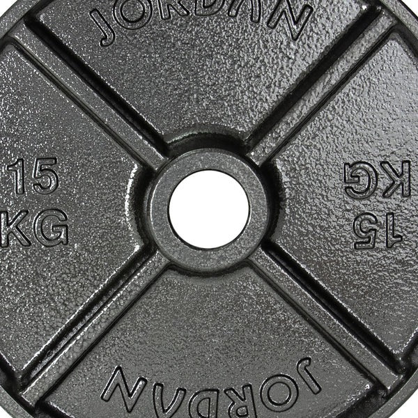 JORDAN® Deep Dish Olympic Weight Plates - GymSphere