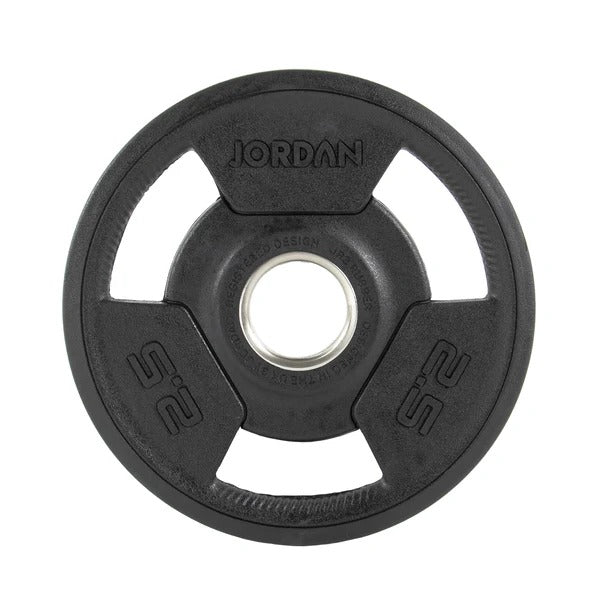 JORDAN Rubber Tri-Grip Olympic Plates - GymSphere