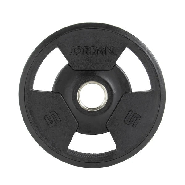 JORDAN Rubber Tri-Grip Olympic Plates - GymSphere