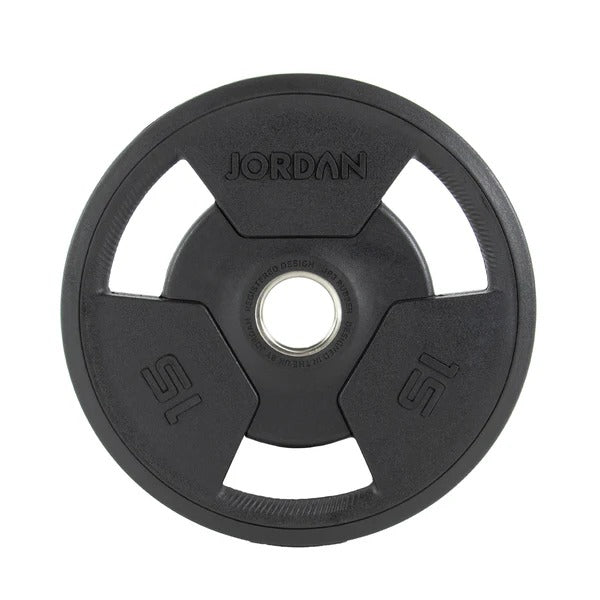 JORDAN Rubber Tri-Grip Olympic Plates - GymSphere