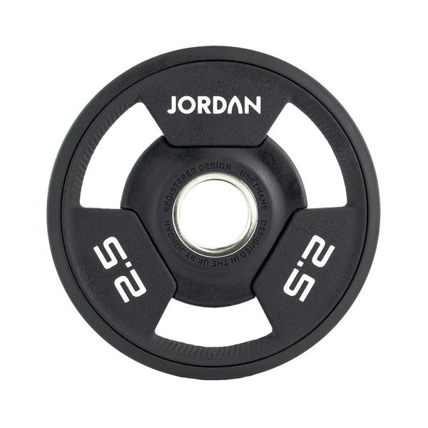 JORDAN Urethane Tri-Grip Olympic Plates - GymSphere
