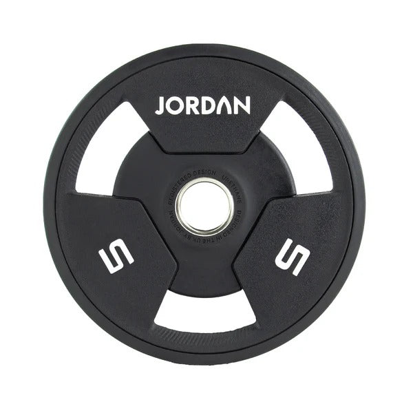 JORDAN Urethane Tri-Grip Olympic Plates - GymSphere