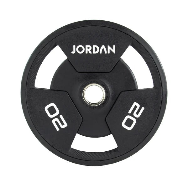 JORDAN Urethane Tri-Grip Olympic Plates - GymSphere