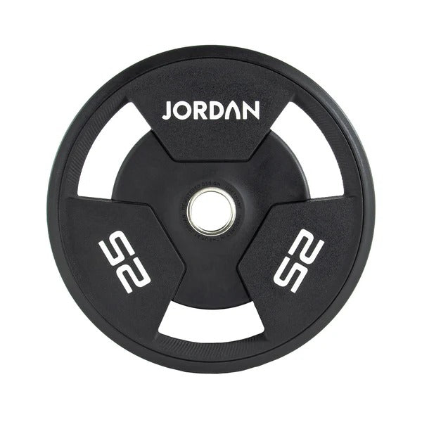 JORDAN Urethane Tri-Grip Olympic Plates - GymSphere