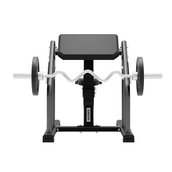 JORDAN® Seated Preacher Curl Bench - GymSphere