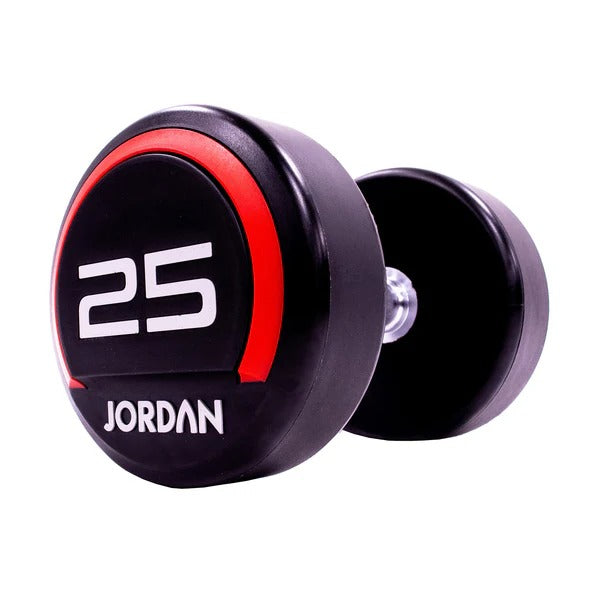 JORDAN Urethane Dumbbells - Up to 75kg (Red) - GymSphere