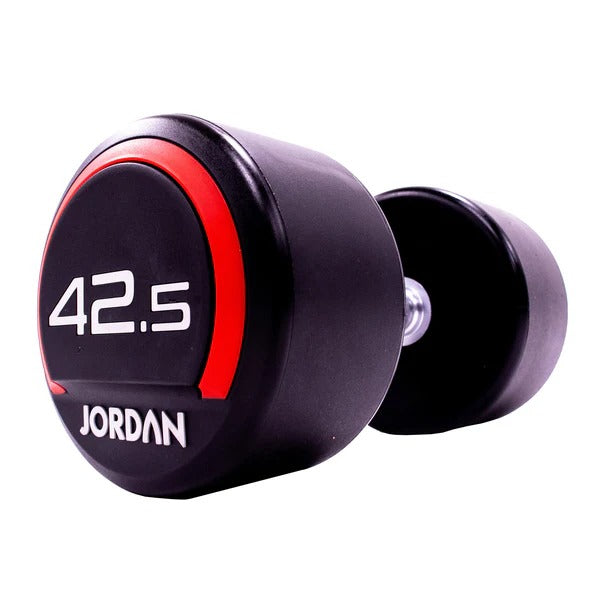 JORDAN Urethane Dumbbells - Up to 75kg (Red) - GymSphere