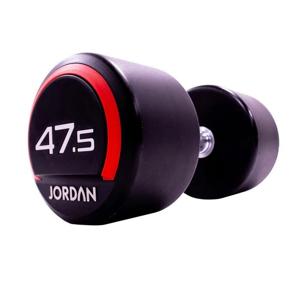 JORDAN Urethane Dumbbells - Up to 75kg (Red) - GymSphere