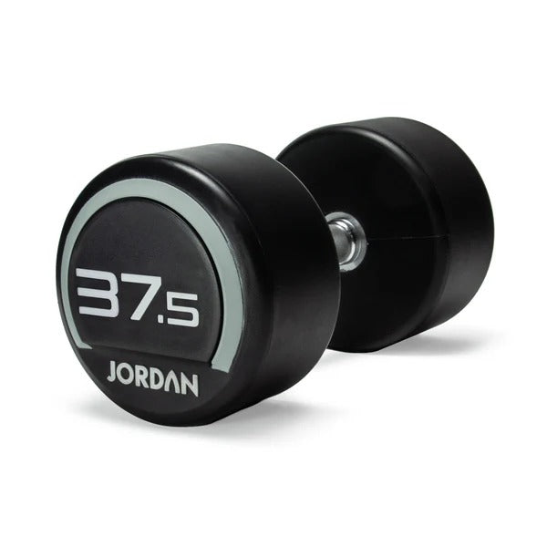 JORDAN Urethane Dumbbells - Up to 75kg (Grey) - GymSphere