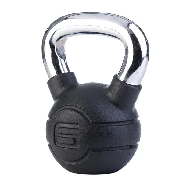JORDAN Chrome/Rubber Kettlebells - GymSphere