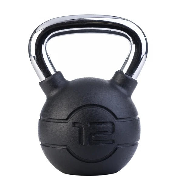 JORDAN Chrome/Rubber Kettlebells - GymSphere