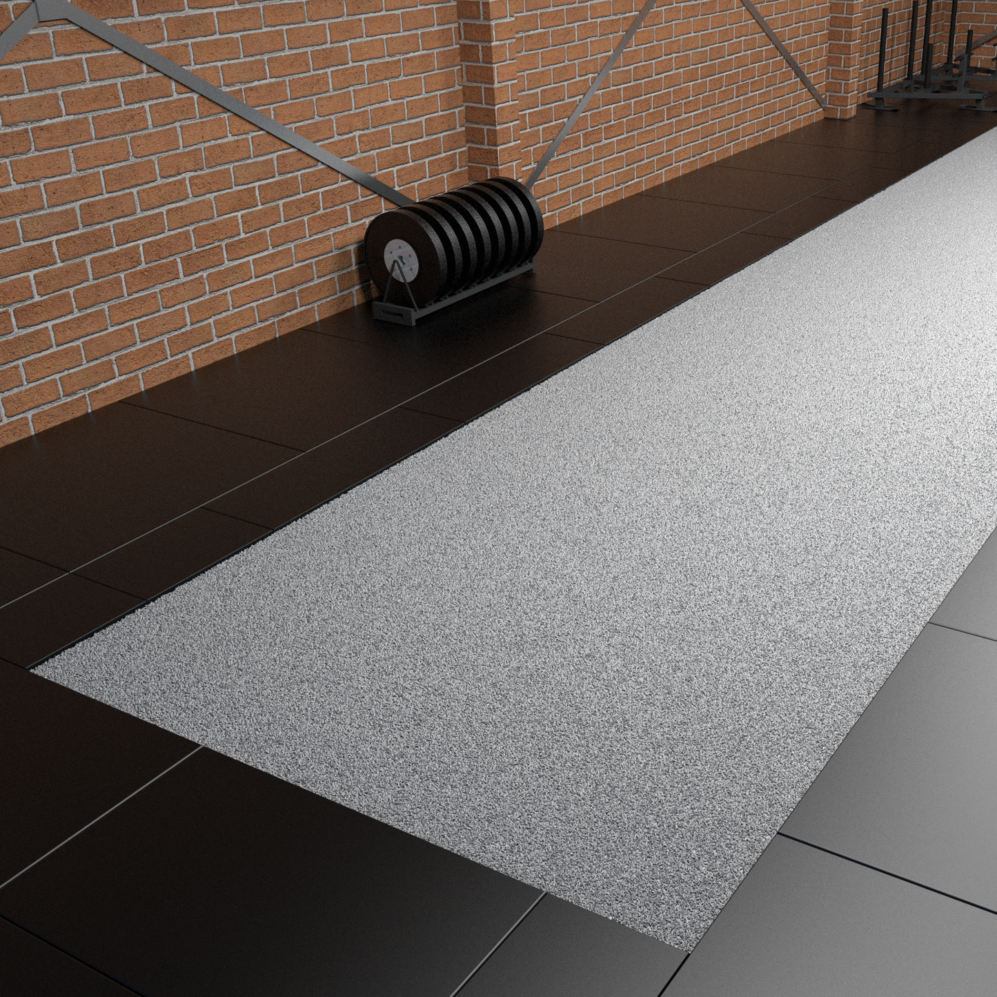 Sprung Indoor Sled Track - 2m Wide