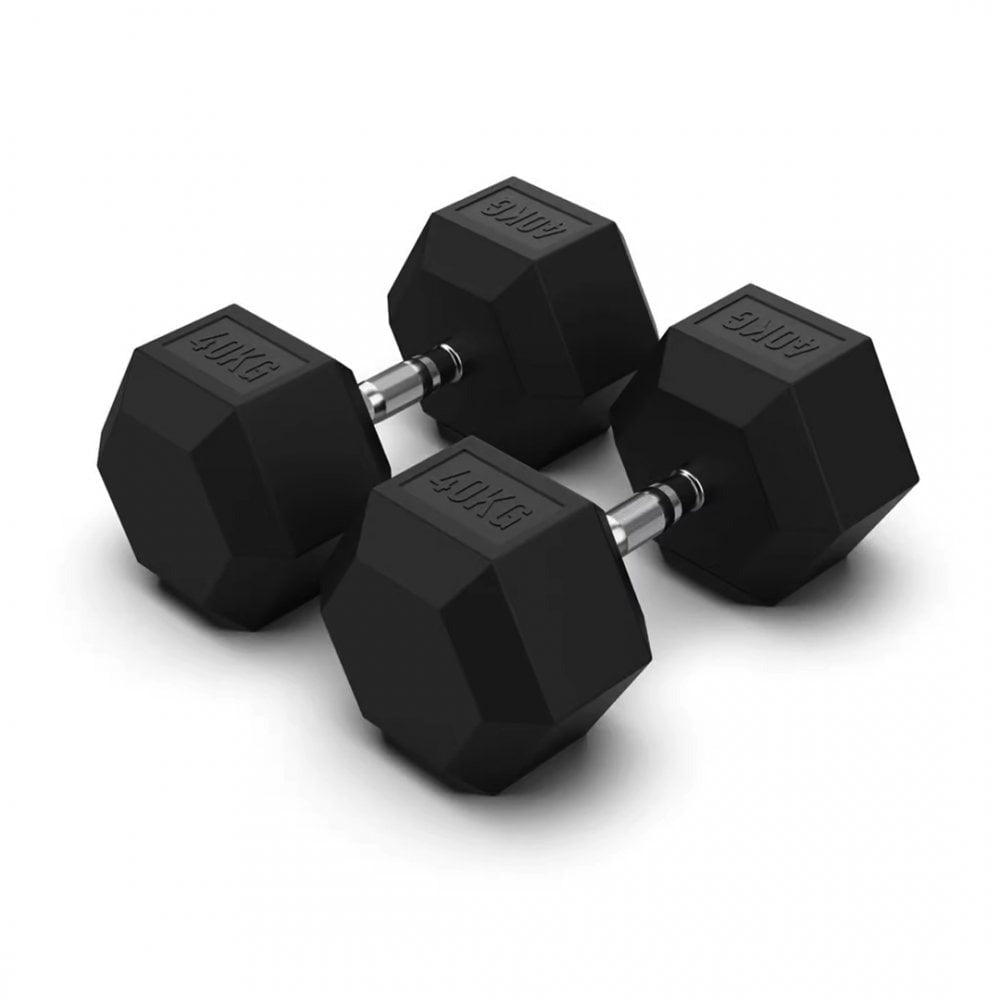 JORDAN JLC HEX Dumbbells - Rubber - GymSphere