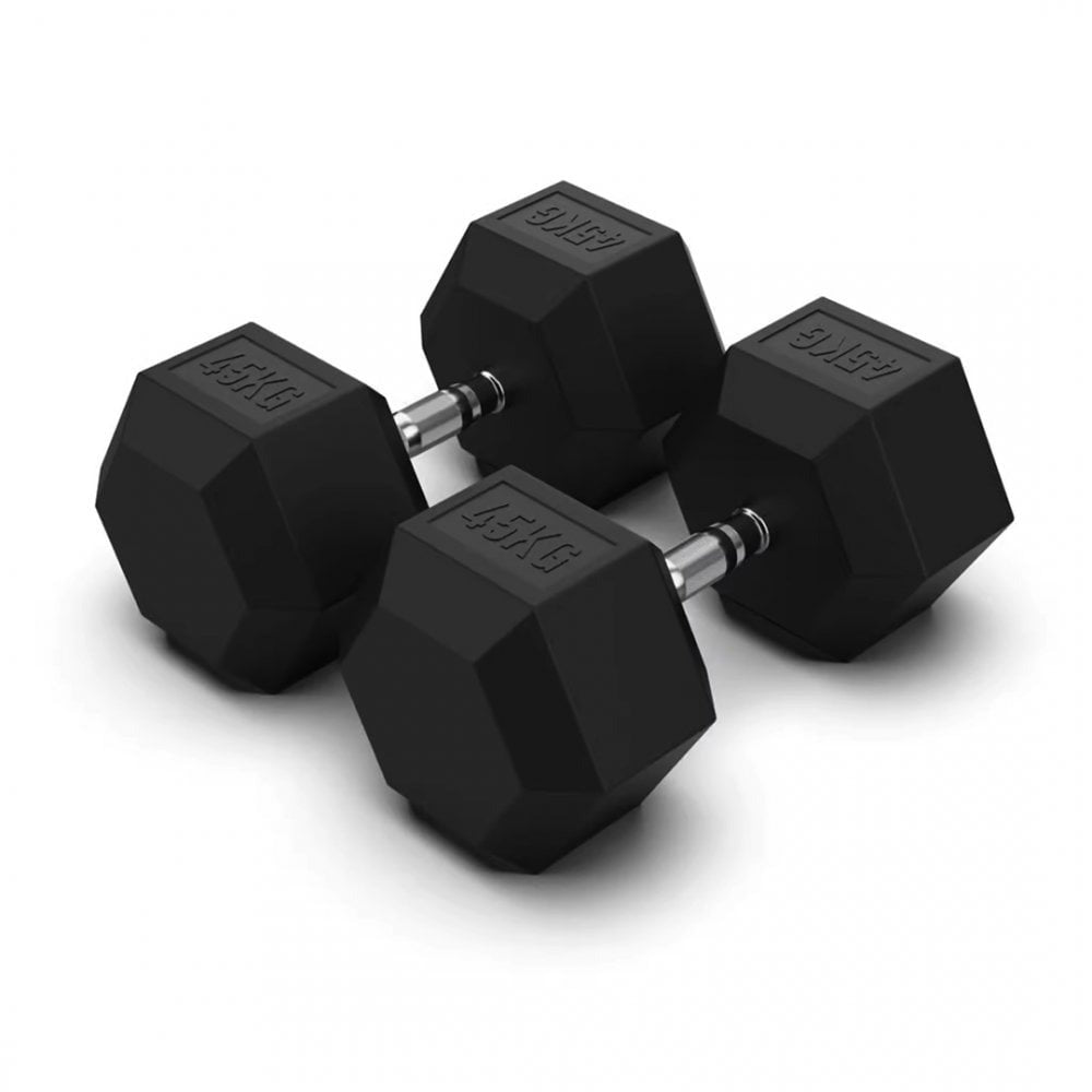 JORDAN JLC HEX Dumbbells - Rubber - GymSphere