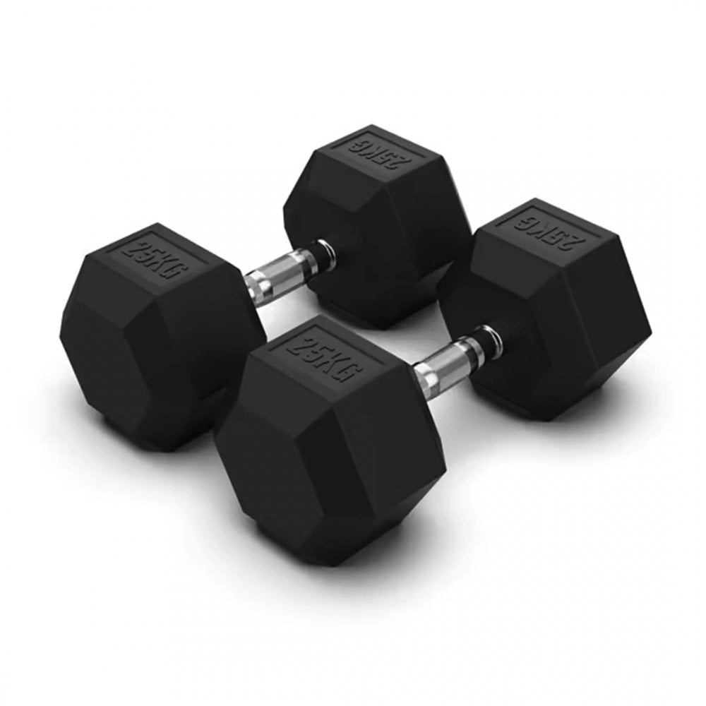 JORDAN JLC HEX Dumbbells - Rubber - GymSphere