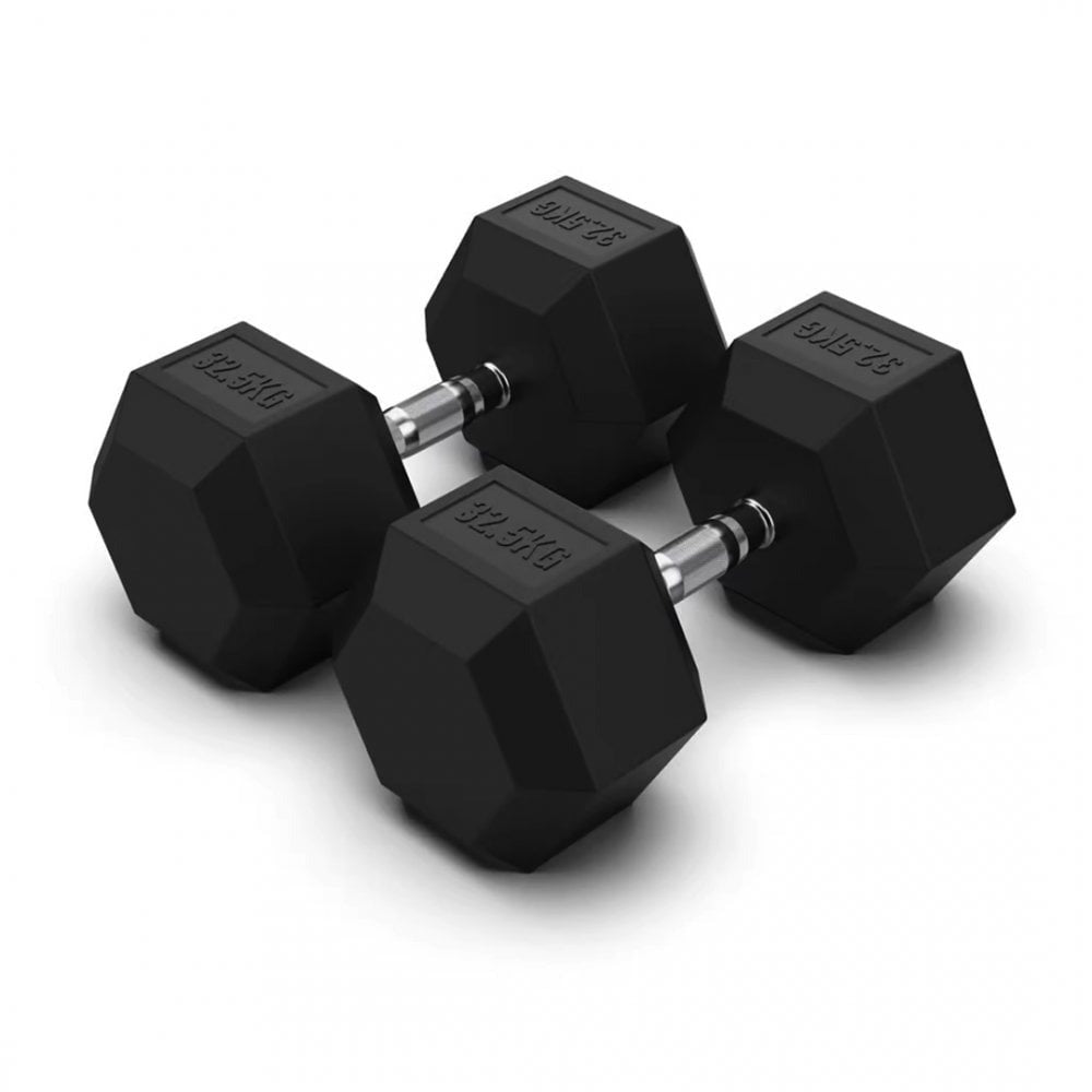 JORDAN JLC HEX Dumbbells - Rubber - GymSphere