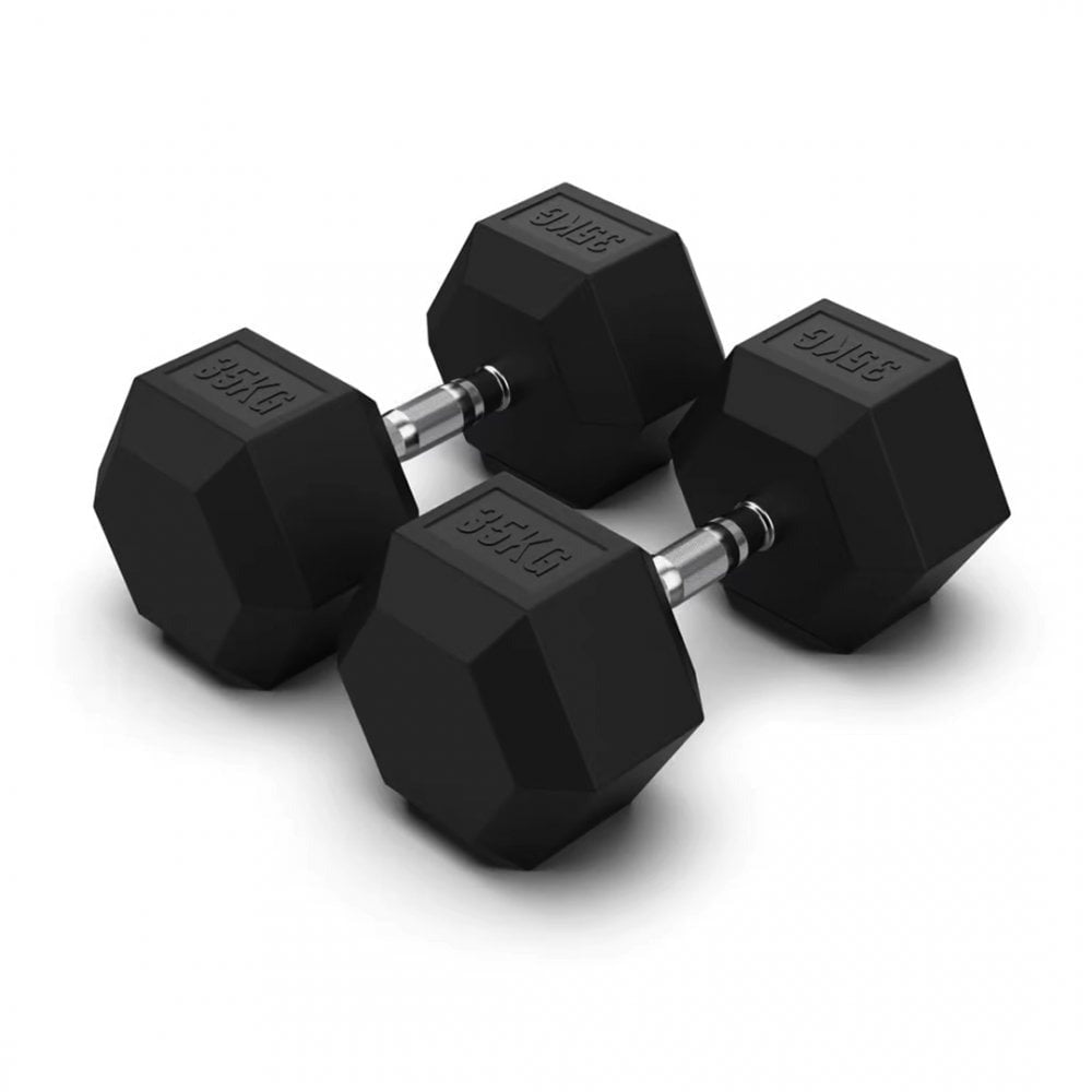 JORDAN JLC HEX Dumbbells - Rubber - GymSphere