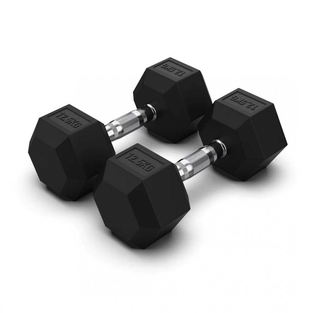 JORDAN JLC HEX Dumbbells - Rubber - GymSphere