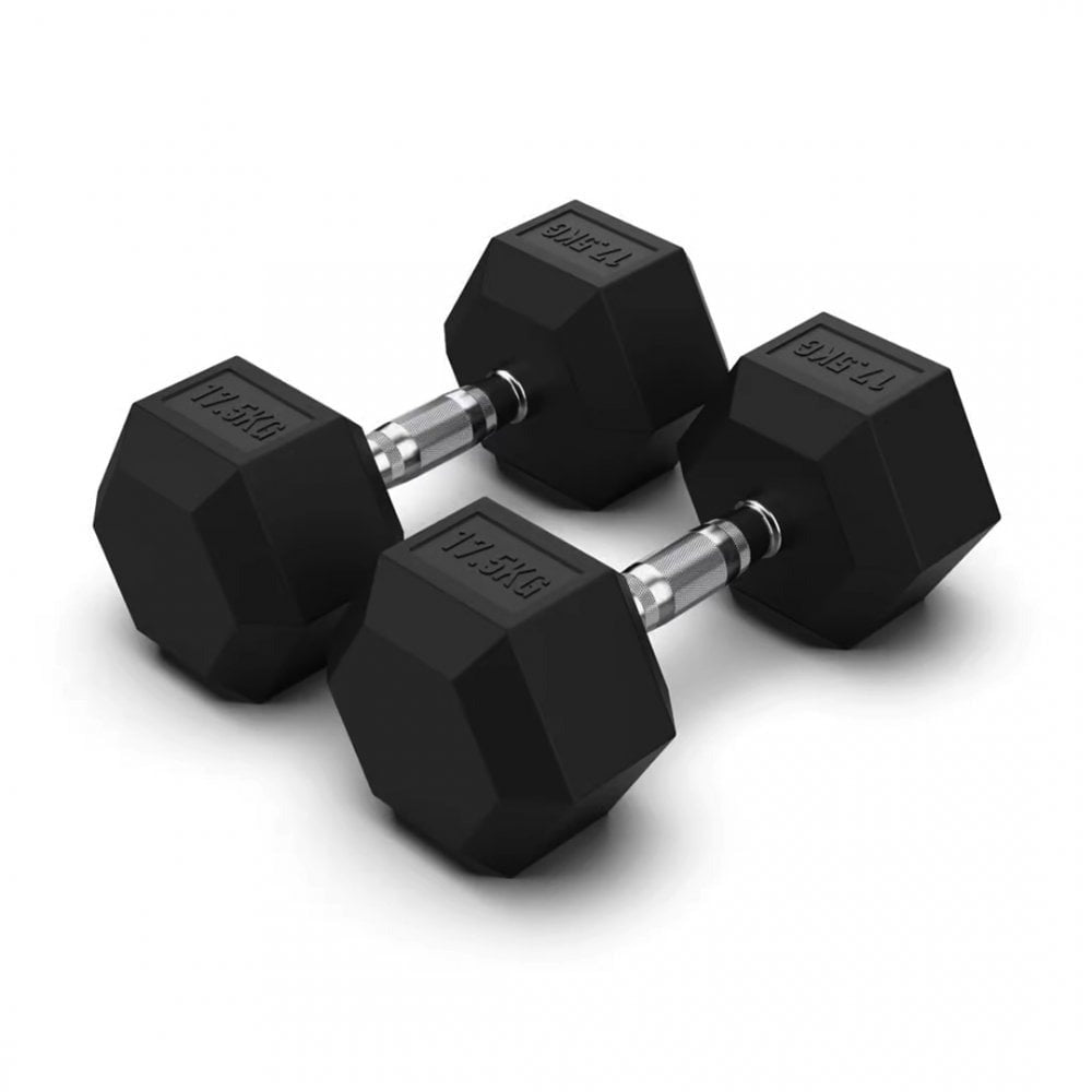 JORDAN JLC HEX Dumbbells - Rubber - GymSphere