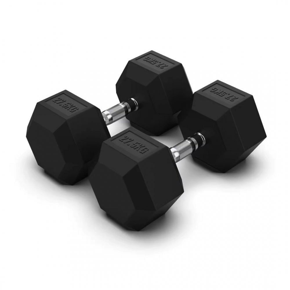 JORDAN JLC HEX Dumbbells - Rubber - GymSphere