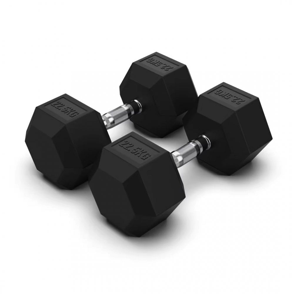 JORDAN JLC HEX Dumbbells - Rubber - GymSphere