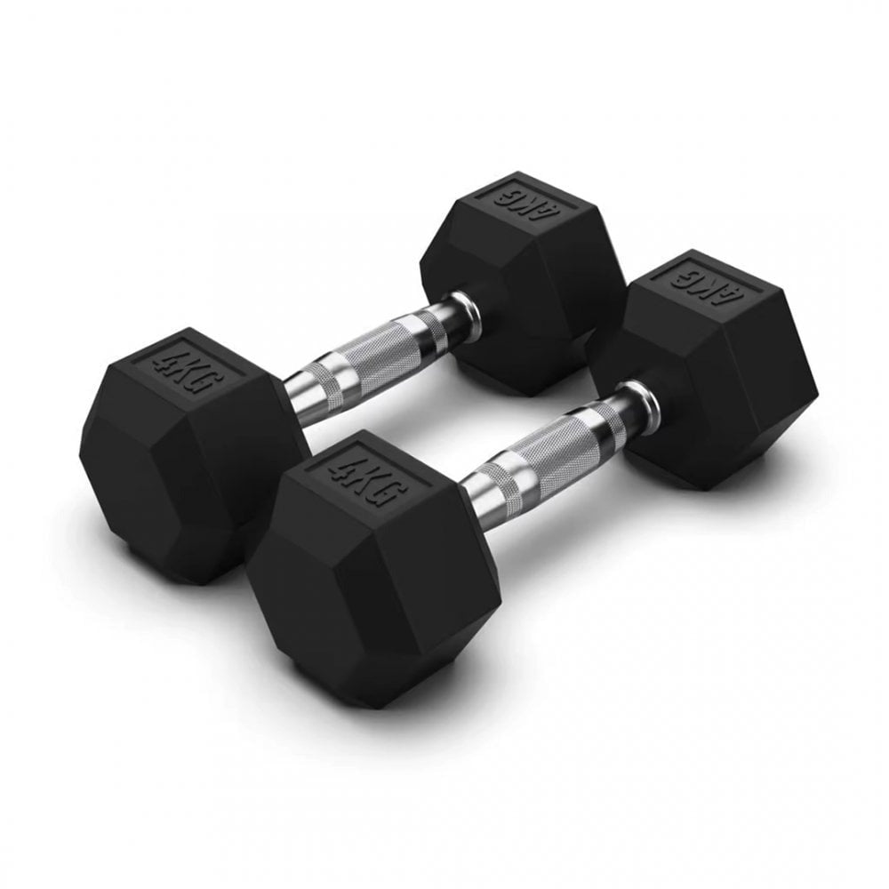 JORDAN JLC HEX Dumbbells - Rubber - GymSphere