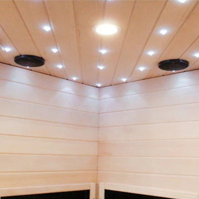 CenturaHeat 4-5 Person Diamond Corner Indoor Sauna - GymSphere