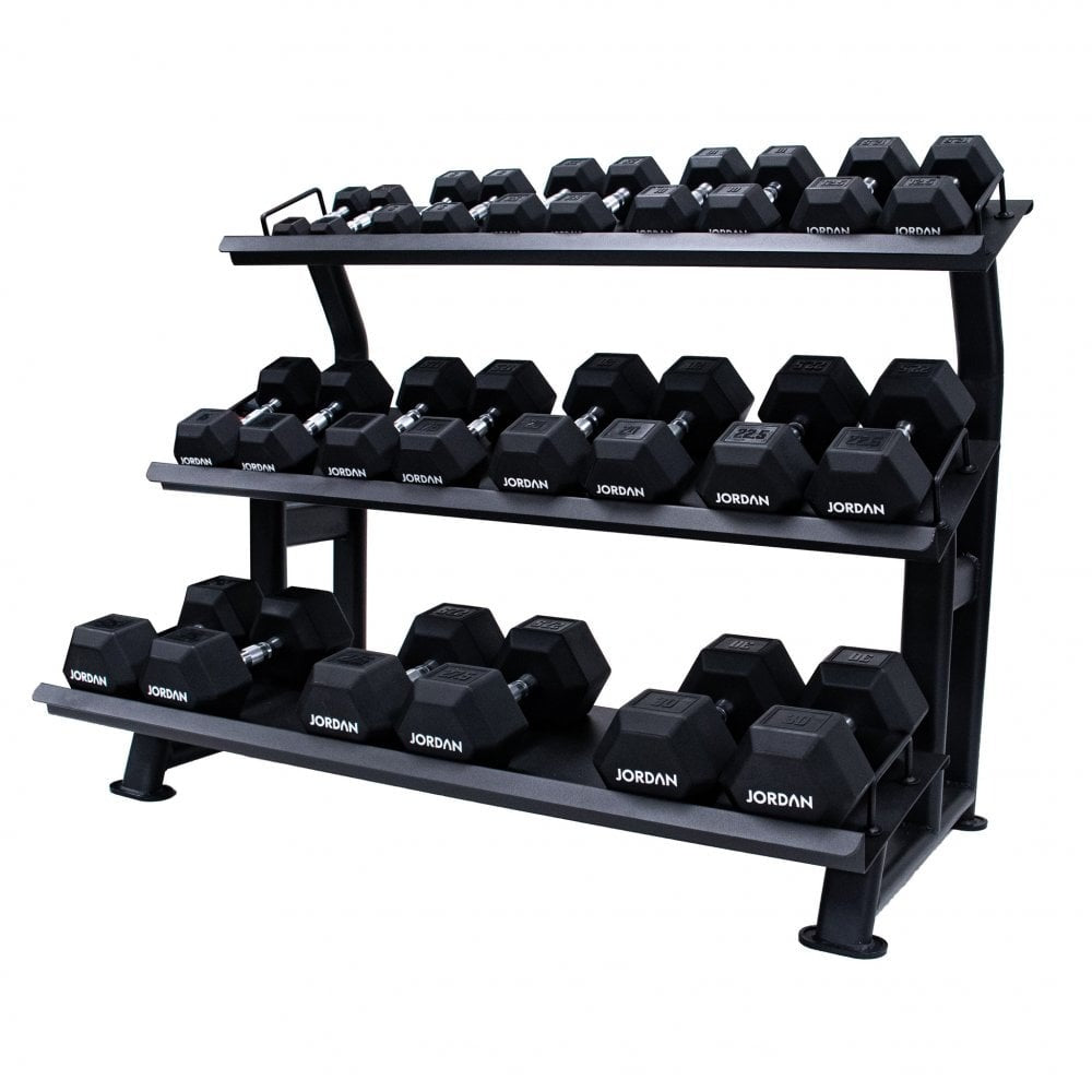JORDAN Hex Dumbbell Rack - GymSphere