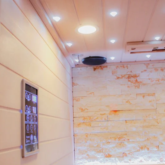 CenturaHeat Double Bench Traditional Steam Indoor Sauna