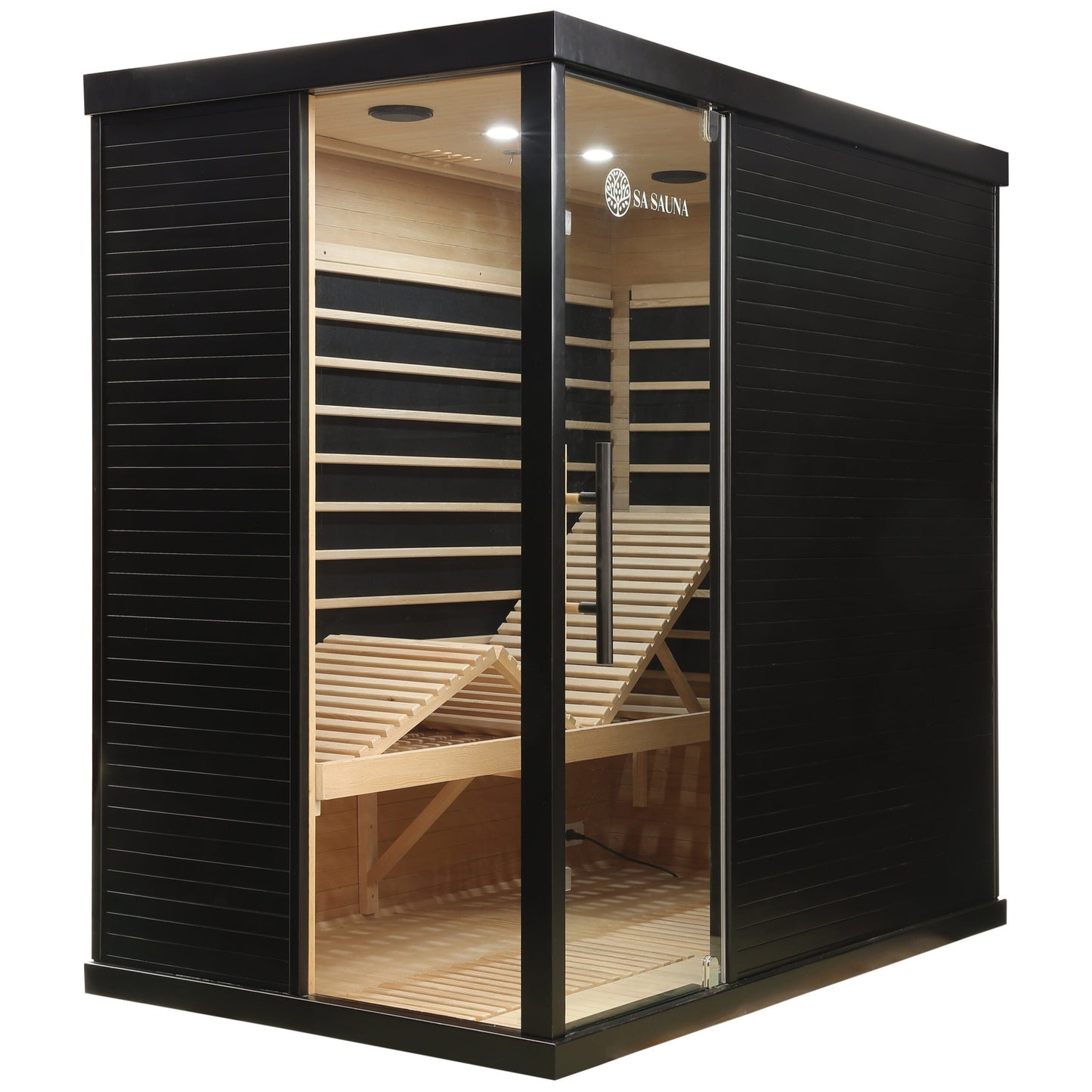 Premium Black Box Far Infrared Sauna: 4 Person