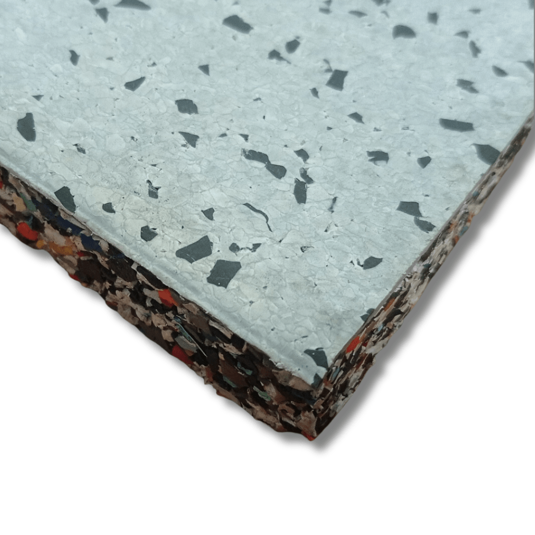 Sprung Konnecta Snowflake Premium Rubber Gym Flooring Tiles - 20mm