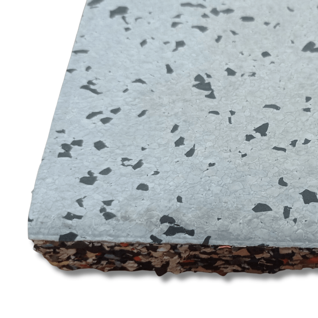 Sprung Konnecta Snowflake Premium Rubber Gym Flooring Tiles - 20mm