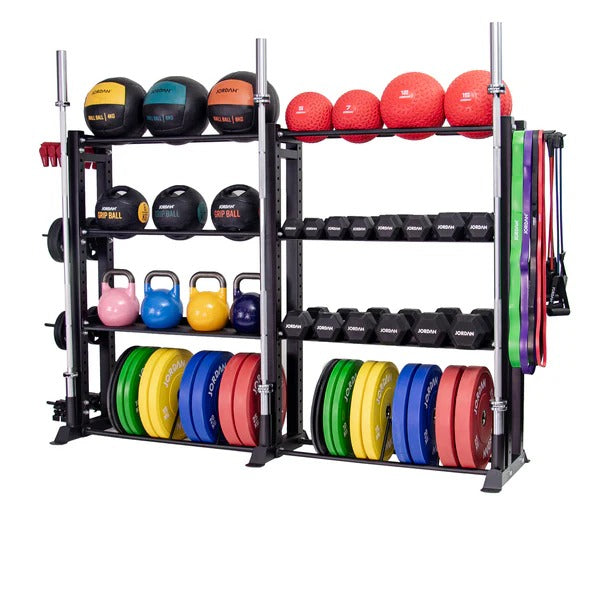 JORDAN® HELIX Multi Gym Storage Rack [LTR] - GymSphere