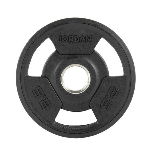 JORDAN Rubber Tri-Grip Olympic Plates - GymSphere