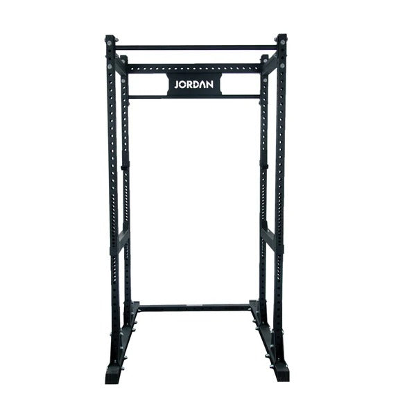 JORDAN® HELIX Freestanding Power Rack [LTR] with J-Hooks & Safety Bar - GymSphere