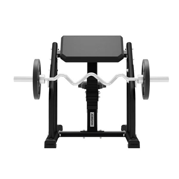 JORDAN® Seated Preacher Curl Bench - GymSphere