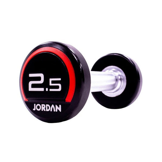 JORDAN Urethane Dumbbells - Up to 75kg (Red) - GymSphere