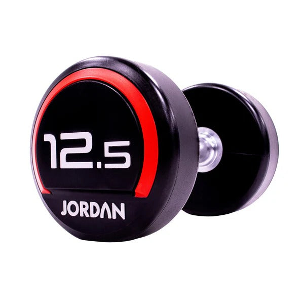 JORDAN Urethane Dumbbells - Up to 75kg (Red) - GymSphere