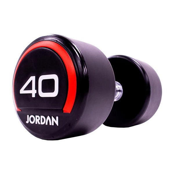 JORDAN Urethane Dumbbells - Up to 75kg (Red) - GymSphere
