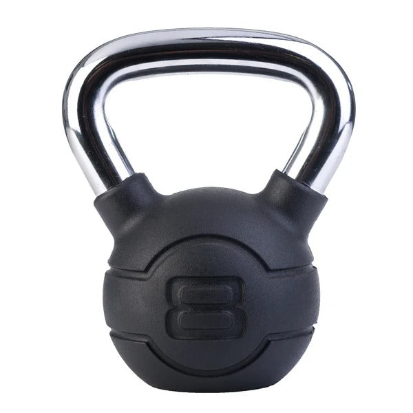 JORDAN Chrome/Rubber Kettlebells - GymSphere