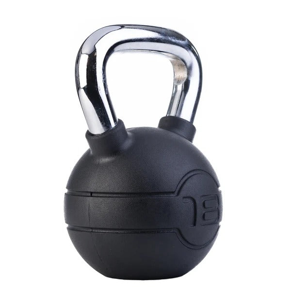 JORDAN Chrome/Rubber Kettlebells - GymSphere