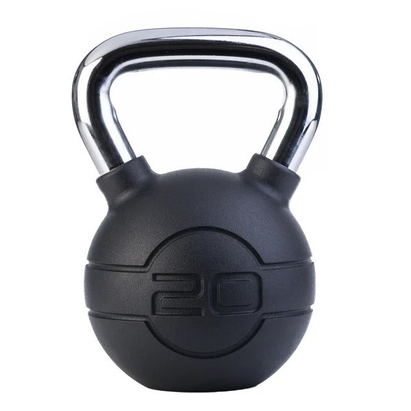 JORDAN Chrome/Rubber Kettlebells - GymSphere